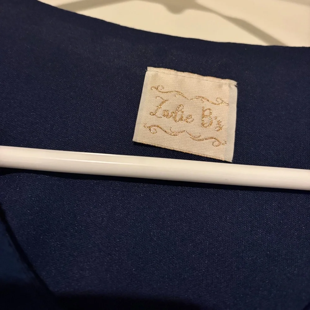 Lulu-B Deep Blue Top - Picture 4 of 7